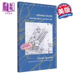 预售 Homo sacer Giorgio Agamben 英文原版