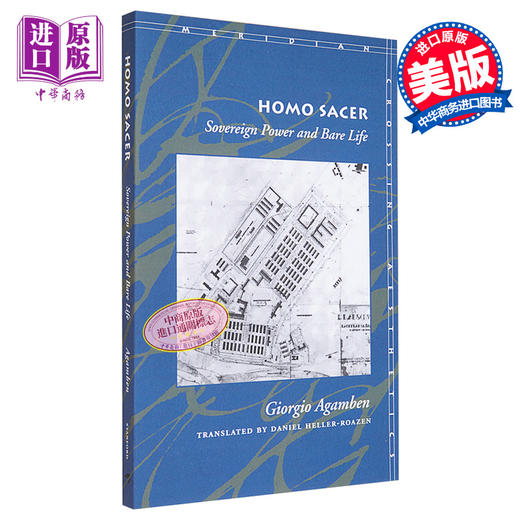 预售 Homo sacer Giorgio Agamben 英文原版 商品图0