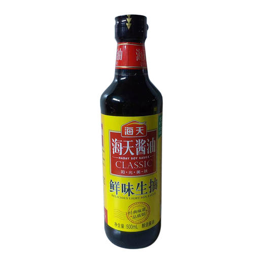海天鲜味生抽酱油500ml 商品图0