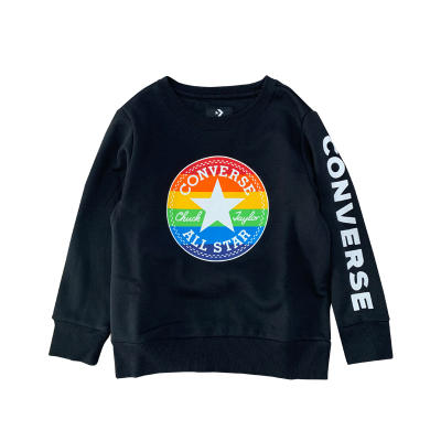 Converse/匡威童装秋冬新款男童彩标加绒套头卫衣CV2032034 商品图1