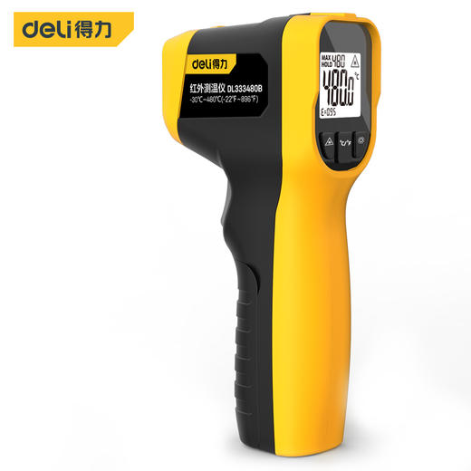 得力DL333480B红外测温仪'-30℃~480℃(把) 商品图0