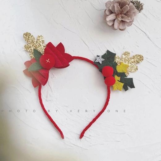 pureshare蓬纱馆 圣诞鹿角发箍 商品图8