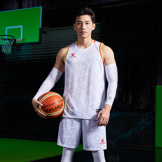 卡尔美篮球服套装男队服定制美式大码背心比赛团队球衣印字 商品图0