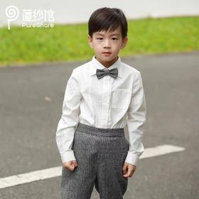 非质量问题不退换哦~pureshare 男童明月衬衫