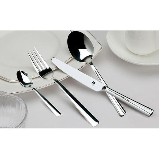 JIMINOX杰美思18/10不锈钢西餐餐具套装刀叉勺24件餐具礼盒装 商品图1