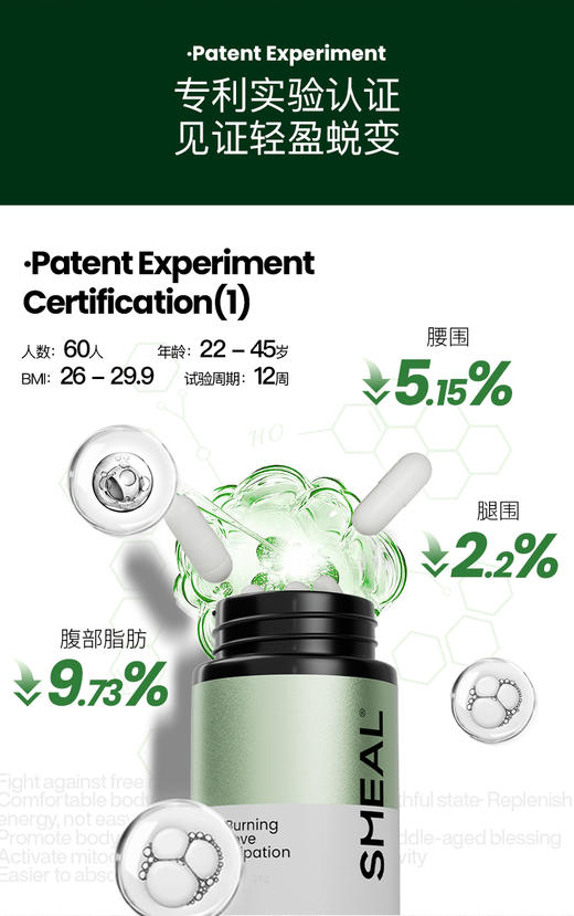 【营养师推荐】SMEAL瘦身燃脂 丸 商品图2