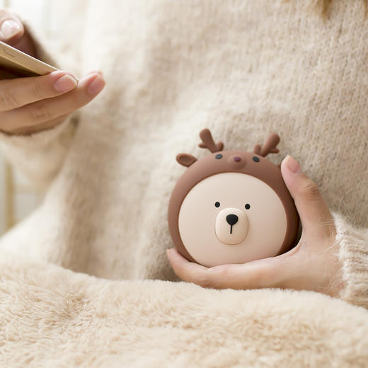 萌熊充电暖手宝便携式 商品图1