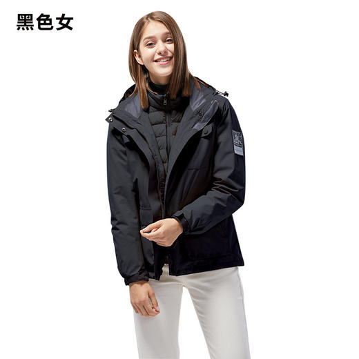 羽绒内胆情侣冲锋衣高端户外加厚三合一可拆卸两件套可团购定制 商品图1