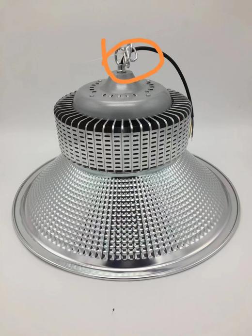 千绘 无底板工矿灯银窄 吊环 100W 商品图0