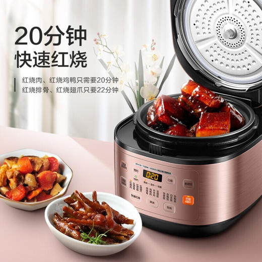 苏泊尔（SUPOR）电压力锅 球釜双胆 智能预约 SY-50FC29Q 5L高压锅 商品图0