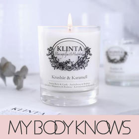 瑞典Klinta香氛精油按摩粉红泡泡柚味蜡烛