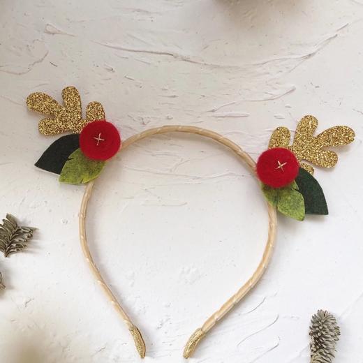 pureshare蓬纱馆 圣诞鹿角发箍 商品图6