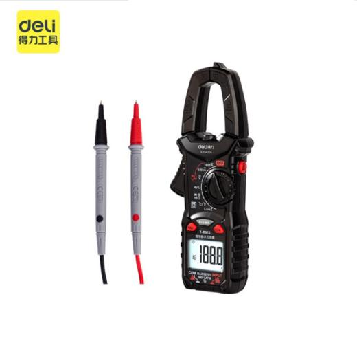 得力DL334204钳形万用表交流低通滤波(红) 商品图0