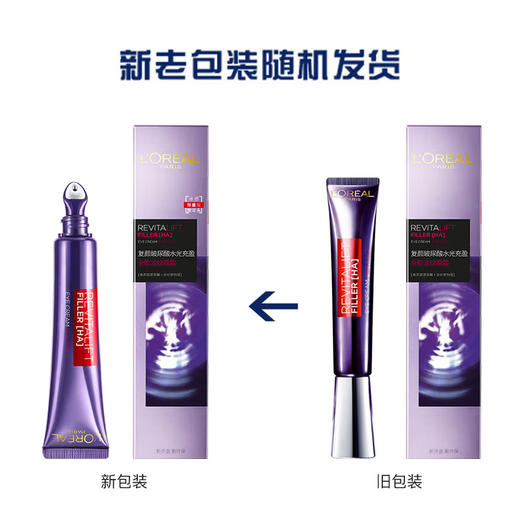 欧莱雅（LOREAL）复颜玻尿酸水光充盈全脸淡纹眼霜30ml 商品图2