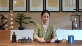 茶香礼盒四件套 百年莞香  实木香具 百年古树红茶  建盏杯 礼盒尺寸31.5cm*18.5cm*6cm  20050559