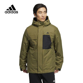 阿迪达斯 ADIDAS 男子 户外系列 3IN1 DWN JACKET 运动 羽绒服 HN2132
