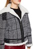AUGUST 1 EIGHT 黑白编织保暖短外套 8472 商品缩略图2