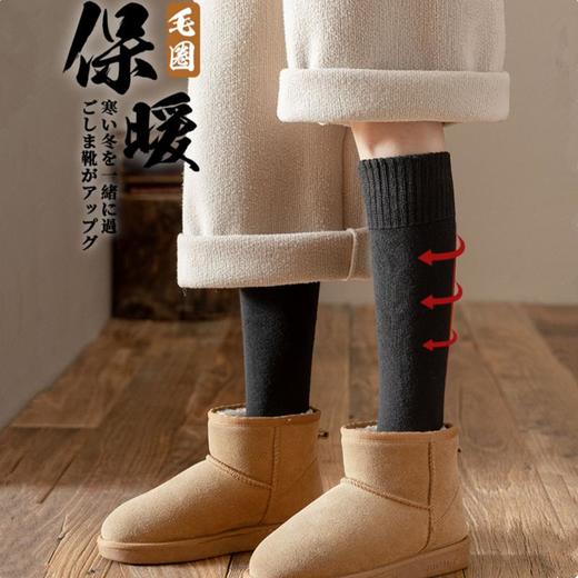 纯棉加厚毛圈保暖过膝袜日系Jk袜小腿袜长筒袜 商品图7