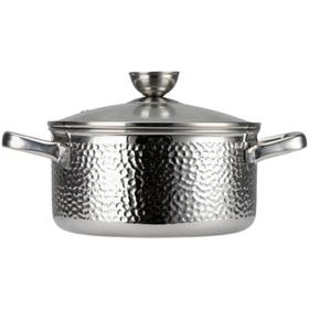 【特惠5折清货】美思工房304不锈钢汤锅加厚一体成型燃气电磁炉煤气灶通用K0229