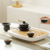 无闻2022新款茶盘  密胺盘 家用托盘干泡茶盘储水式茶台功夫茶具干泡台 商品缩略图7