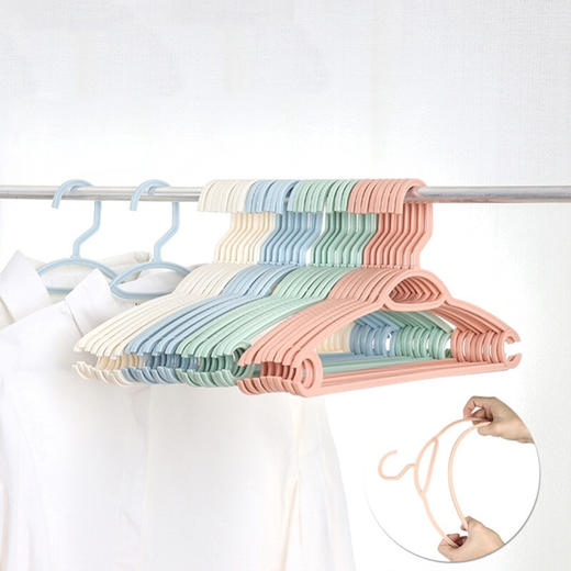 惠寻防滑塑料衣架10支装 商品图3