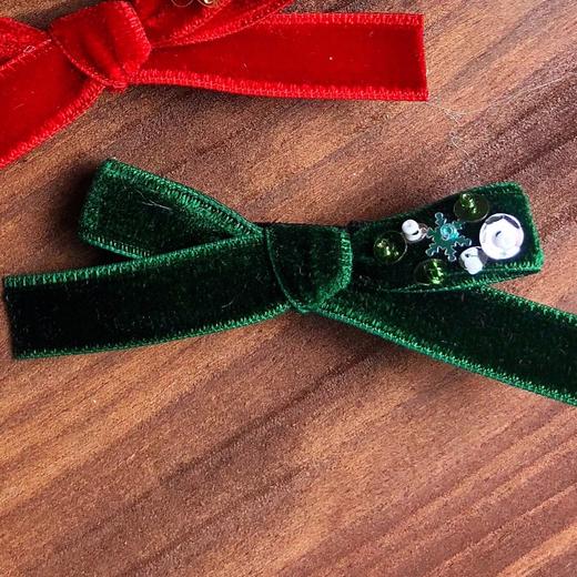 pureshare 串珠蝴蝶结发夹 商品图3