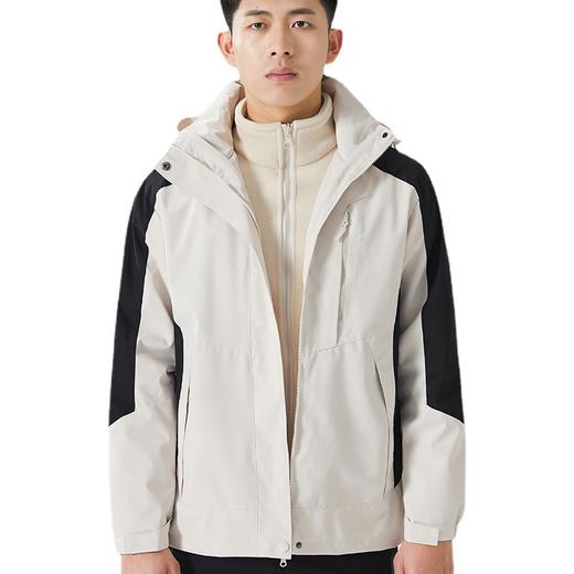 户外冲锋衣情侣款可拆卸内胆防风防水加厚防寒服外套可团购定制 商品图2