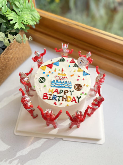 男孩奥特曼奶油蛋糕 下单前请仔细阅读商品详情 商品图0