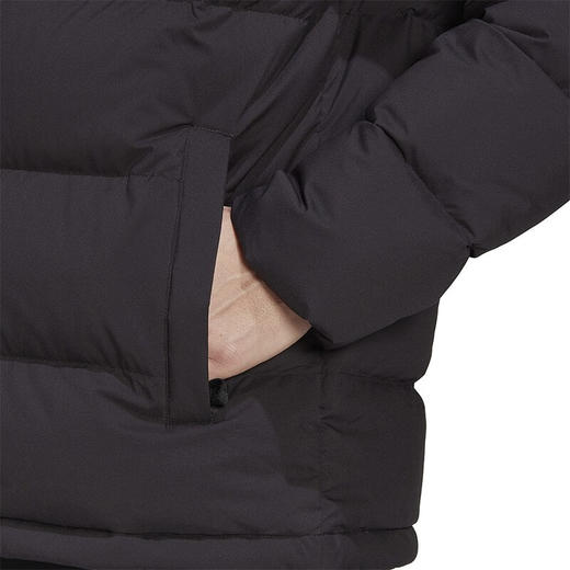 阿迪达斯 （adidas） 羽绒服男装2022冬季新款运动服户外防风保暖休闲连帽外套夹克 店长推荐款HG8751黑色 保暖防风 商品图4