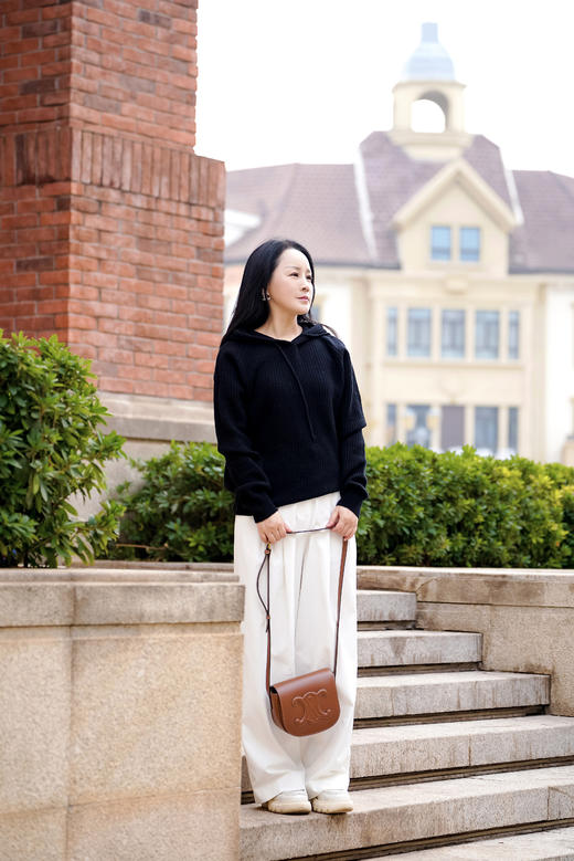 爆款 现货【金猪甄选】【六色针织帽衫】套头连帽全羊毛衫宽松慵懒风显瘦毛衣H224090458 商品图1