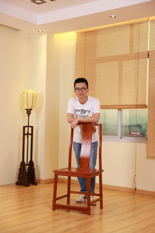 红桥红  家具严选  缅甸花梨/大红酸枝【素面 S背 不出头 餐椅】 商品图7