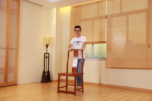 红桥红  家具严选  缅甸花梨/大红酸枝【素面 S背 不出头 餐椅】 商品图9