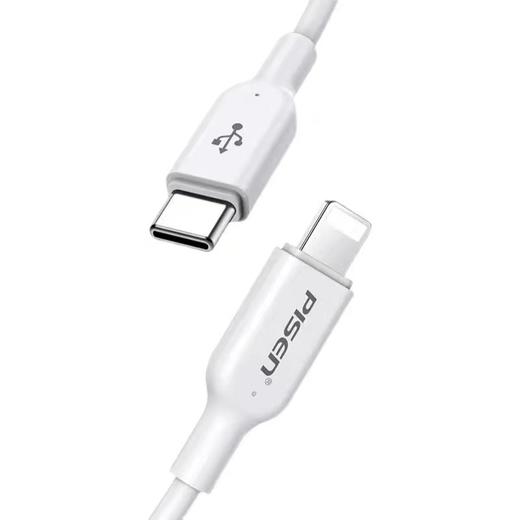 品胜1.2m苹果3A大电流PD快充Type-C to Lightning数据线充电线白色 商品图1