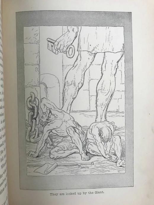 1898年 班扬《天路历程》 约60幅插图 漆布精装32开 商品图6