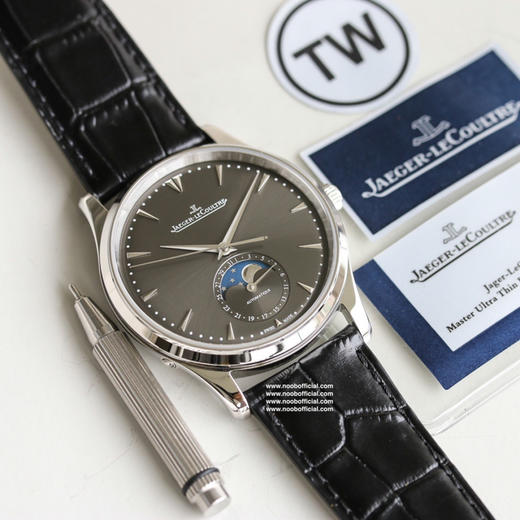 TW积jia月相1368470，表壳直径39mm，透底，男表，皮表带，自动上链机芯 商品图1