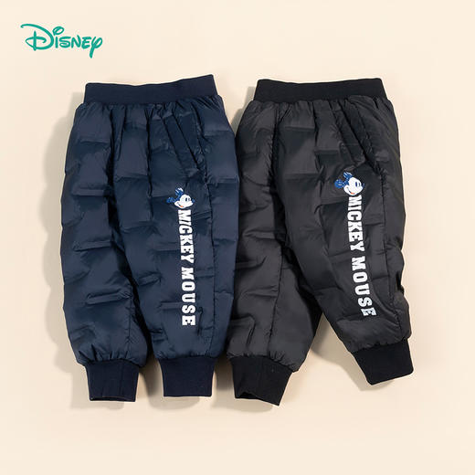 迪士尼童装新品秋冬羽绒保暖裤子男女童休闲长裤224K1342 商品图3