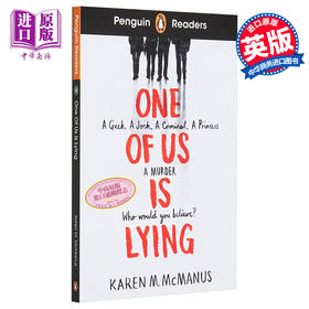 预售 【中商原版】企鹅阅读第6级 谁在说谎 ELT分级阅读 One Of Us Is Lying ELT Graded Reader 英文原版 Karen M McManus