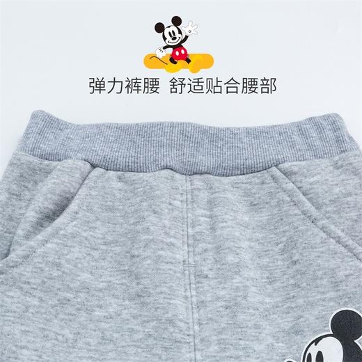 迪士尼童装秋冬新品男童加绒保暖时尚休闲长裤男宝裤子223K1312 商品图10