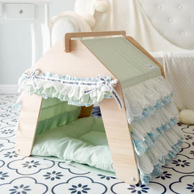 Wowbabepets四季通用宠物房子帐篷猫窝狗窝可拆洗中型凉窝宠物床