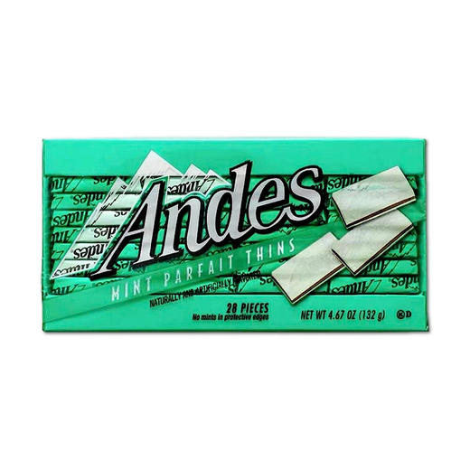 Andes安迪士 双层薄荷味巧克力片132g Andes 앤디스 초콜릿 민트132g 商品图0