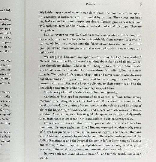 预售 【中商原版】经纬之间 纺织贸易缔造的商业文明史 The Fabric of Civilization 英文原版 Virginia Postrel 商品图4