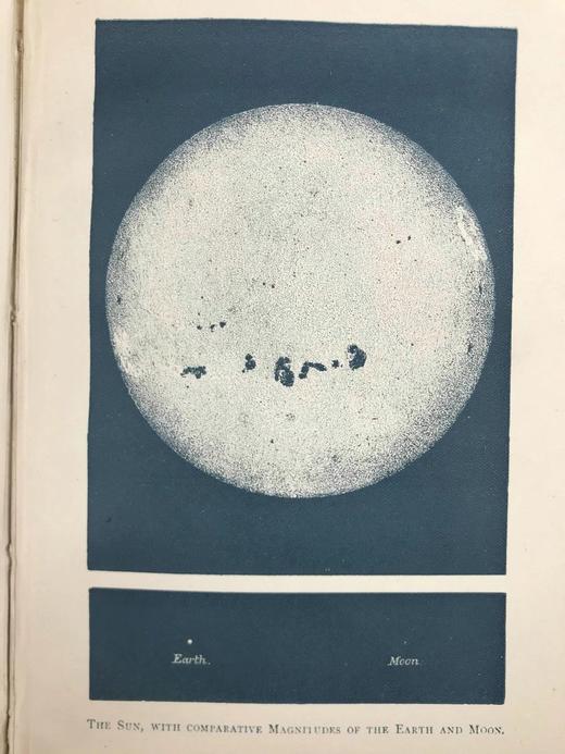 1891年 日月星辰：天文学入门 约10余幅插图 漆布精装32开 商品图14
