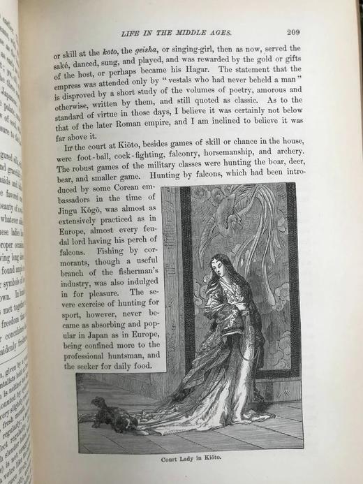 1894年 皇国：日本历史与风物志 108幅插图 漆布精装大32开 商品图11