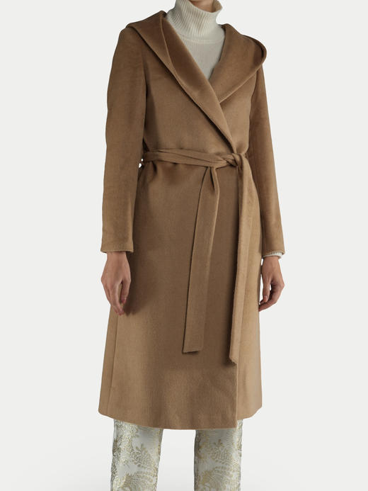 CG｜Camel Hair Long hoodie Coat 小驼绒连帽大衣 商品图6