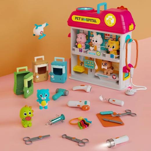 山姆同款小演员班尔纳宠物医院角色扮演体验儿童过家家玩具礼物 商品图0