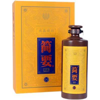 贵州简要酒龙1862酱香系列白酒53度500ml*1瓶 商品图0