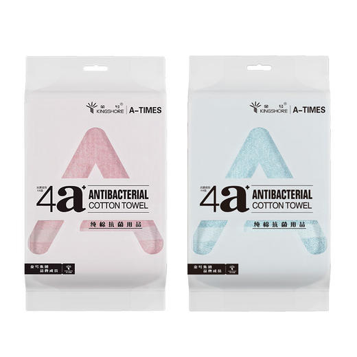 金号瑞柏4A抗菌毛巾双条毛巾袋装AT008-2 商品图0