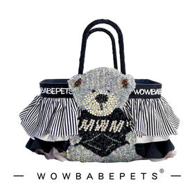 Wowbabepets新款懒懒熊宠物猫包外出便携小体型狗手提猫咪外带篮