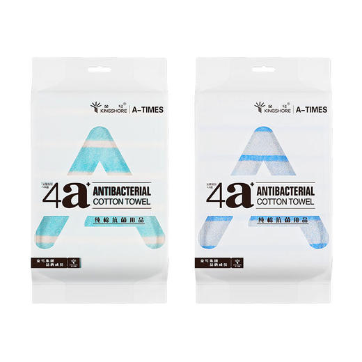 金号梦幻4A抗菌毛巾双条毛巾袋装AT007-2 商品图0