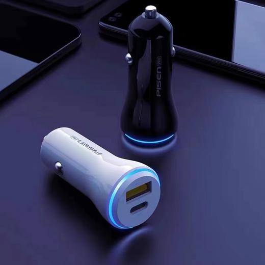 品胜车载充电器全兼容双口22.5W手机PD20w快充QC车充12转换器插头华为超级快充手机点烟器转usb黑色 商品图6